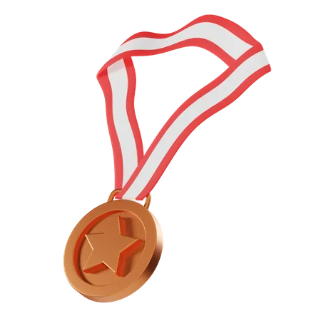 Bronze Medal  3D Illustration