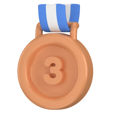 Bronze medal  3D Icon