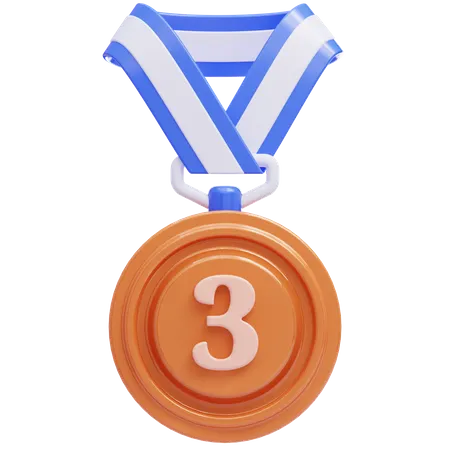 3 D Bronze Medal Suitable For Your Projects Related To Reward Award Winning Badges And Trophy 3D Icon