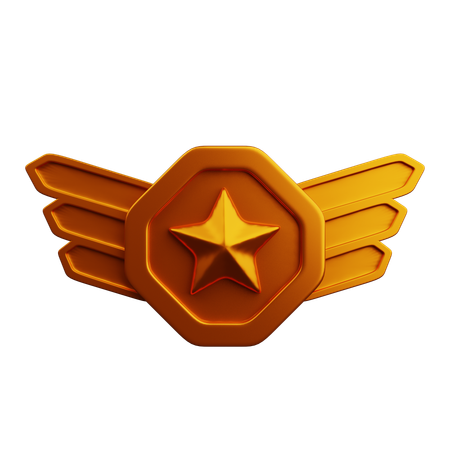 브론즈 랭크  3D Icon