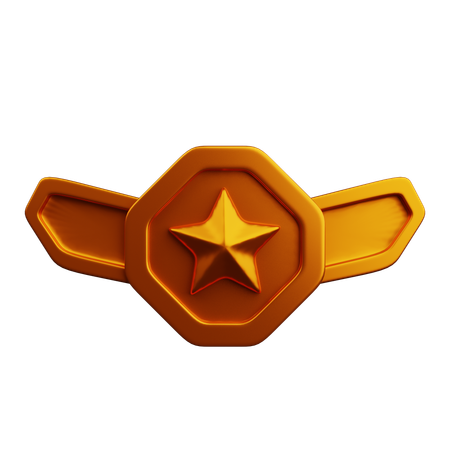 브론즈 랭크  3D Icon