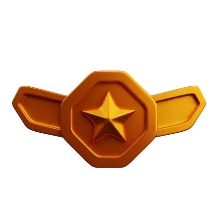 Bronze Rank  3D Icon
