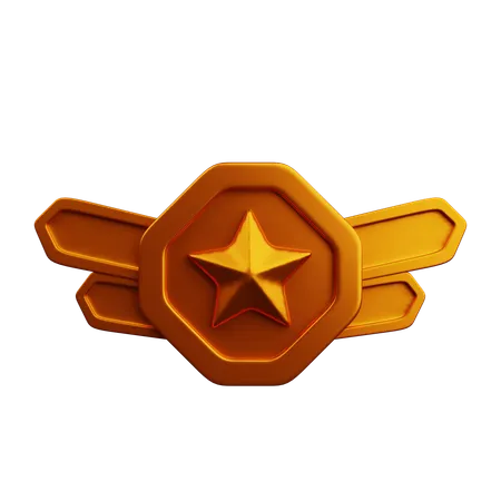 Bronze Rank  3D Icon