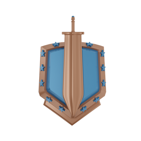 Bronze Tier Badge  3D Icon