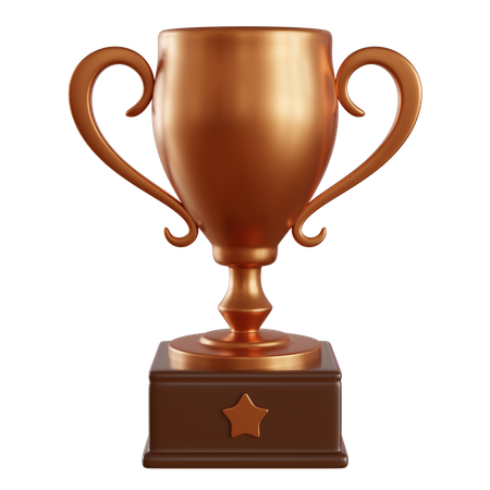 Bronze Trophy  3D Icon