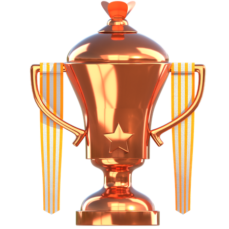 Bronze Trophy Award  3D Icon