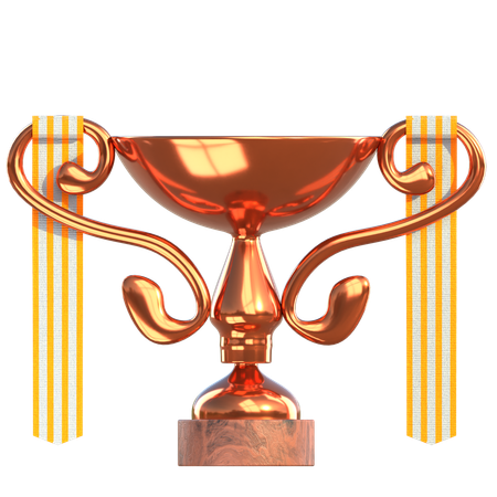 Bronze Trophy Award  3D Icon