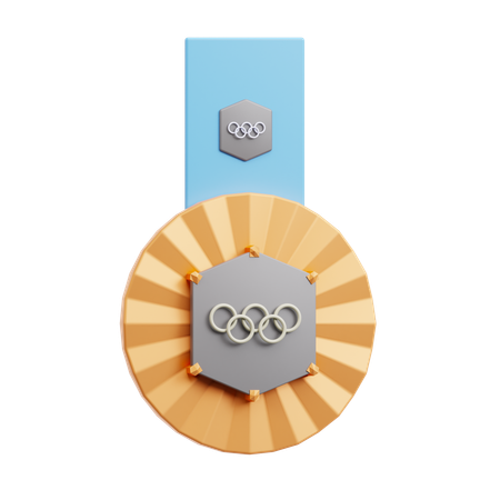 Bronzemedaille  3D Icon