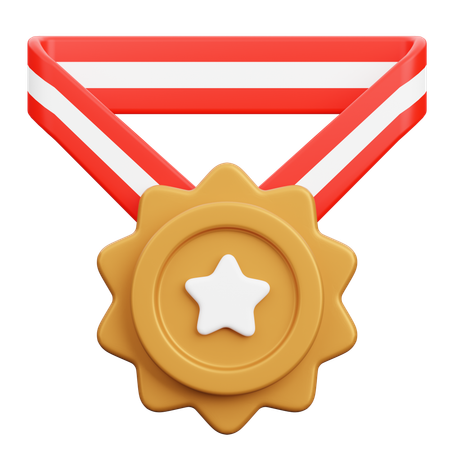 Bronzemedaille  3D Icon