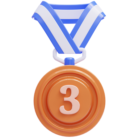 Bronzemedaille  3D Icon