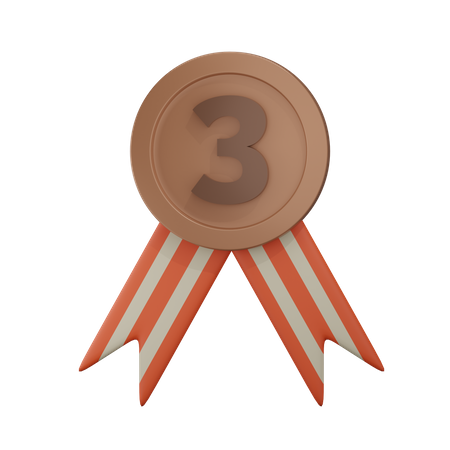 Bronzemedaille  3D Icon