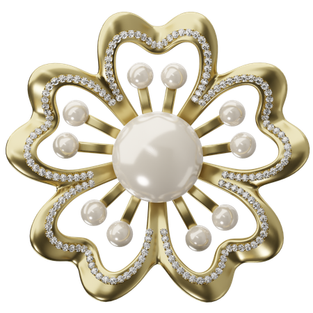 Brooch  3D Icon