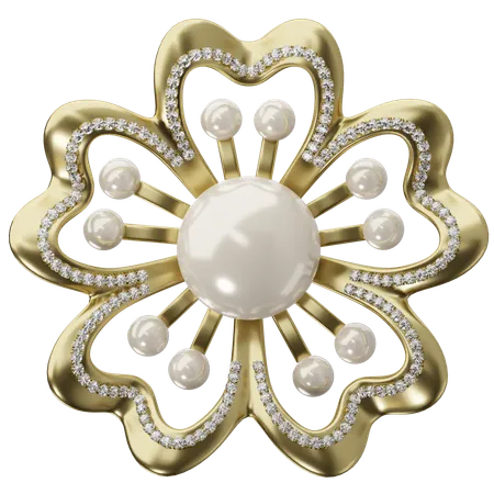 Brooch  3D Icon