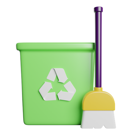 Broom  3D Icon