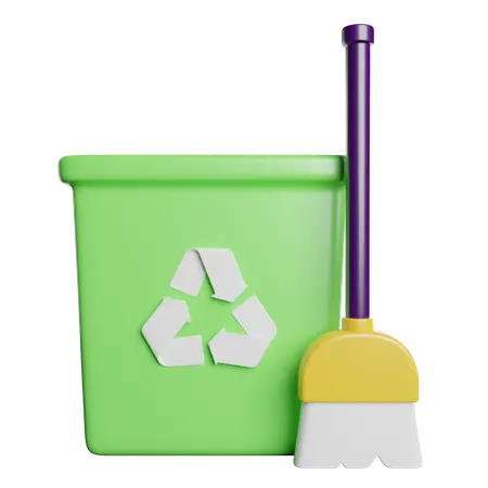 Broom  3D Icon