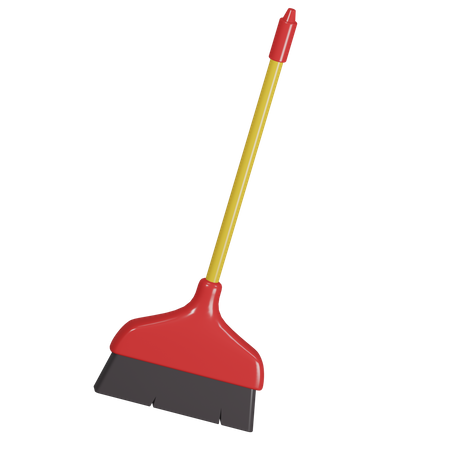 Broom 3D Illustration