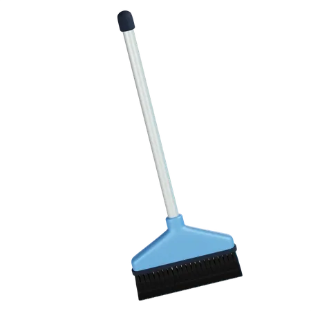 Broom 3 D Illustration In Transparent Background 3D Icon