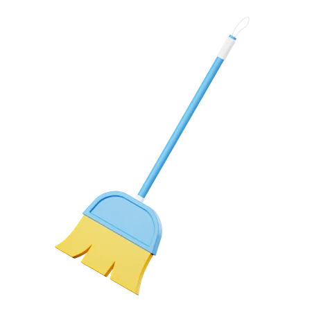 Broom 3 D Illustration 3D Icon