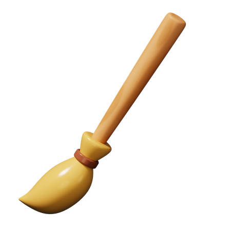 Broom Stick  3D Icon