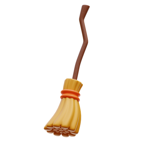 Broom Stick  3D Icon