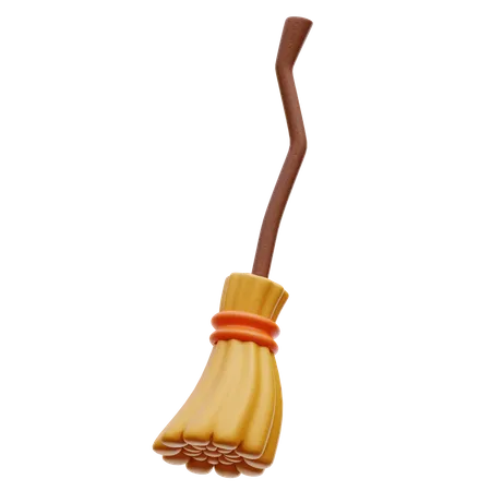 Broom Stick  3D Icon