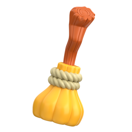 Broom Stick  3D Icon