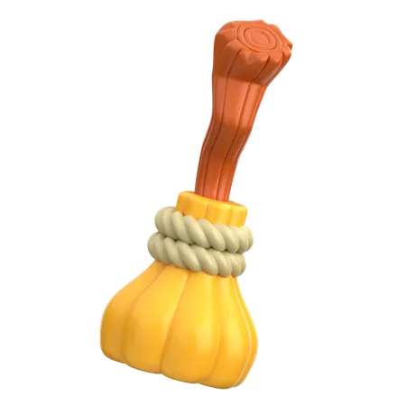 Broom Stick  3D Icon