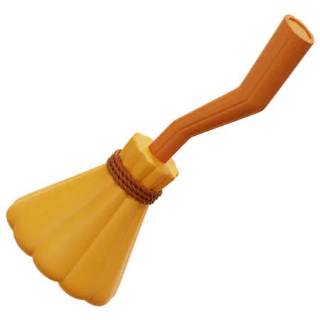 Broom Stick  3D Icon