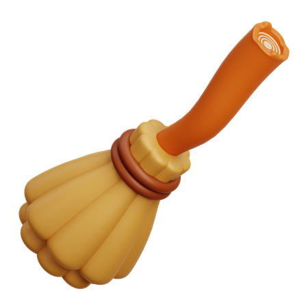 Broom Stick  3D Icon