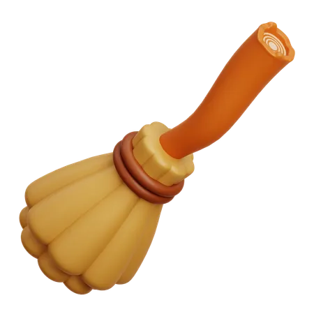 Broom Stick  3D Icon