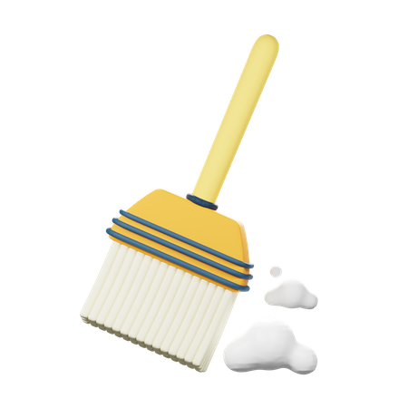 Broom Stick  3D Icon