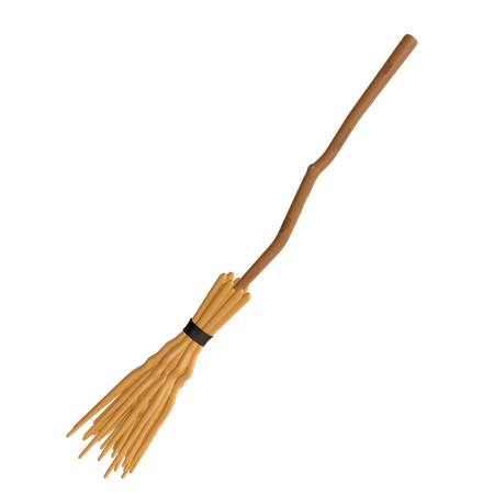 Broom Stick  3D Icon