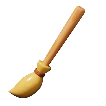 Broom Stick  3D Icon