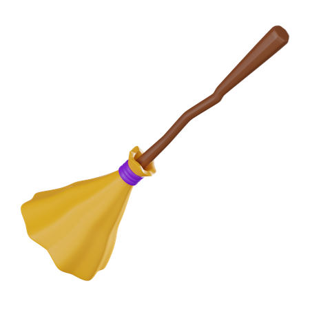 Broom Stick  3D Icon