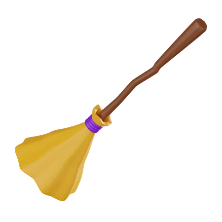 Broom Stick  3D Icon