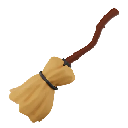 Broom Stick  3D Icon