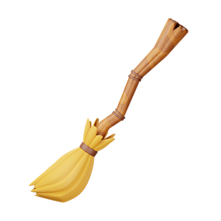 Broom Stick  3D Icon