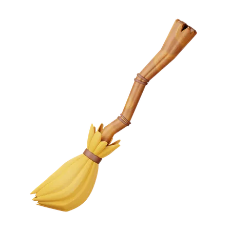 Broom Stick  3D Icon