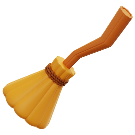 Broom Stick  3D Icon