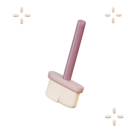 Broom Stick  3D Icon