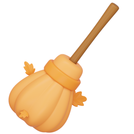 Broom Stick  3D Icon