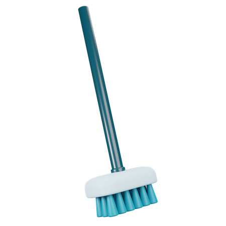 Broom Stick 3D Illustration
