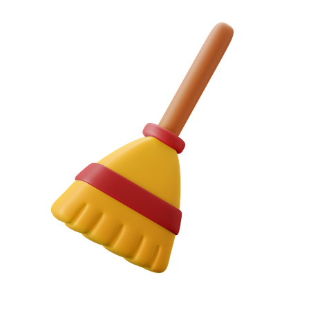 Broomstick  3D Icon