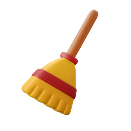 Broomstick  3D Icon