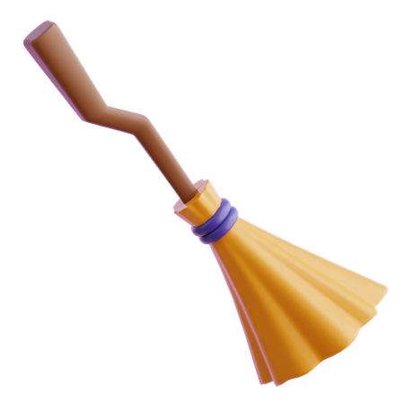 Broomstick  3D Icon