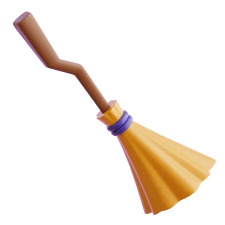 Broomstick  3D Icon