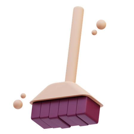 Broomstick  3D Icon