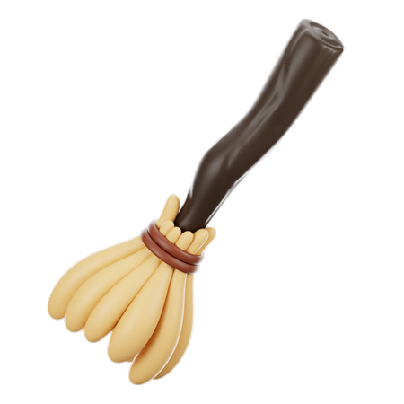 Broomstick  3D Icon