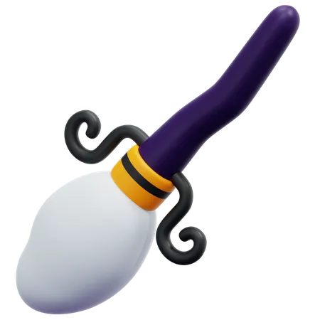 Broomstick  3D Icon