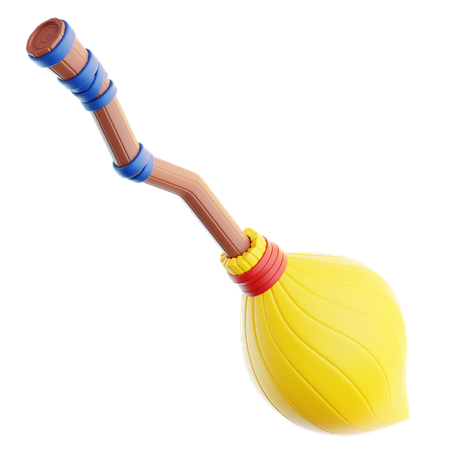 Broomstick  3D Icon